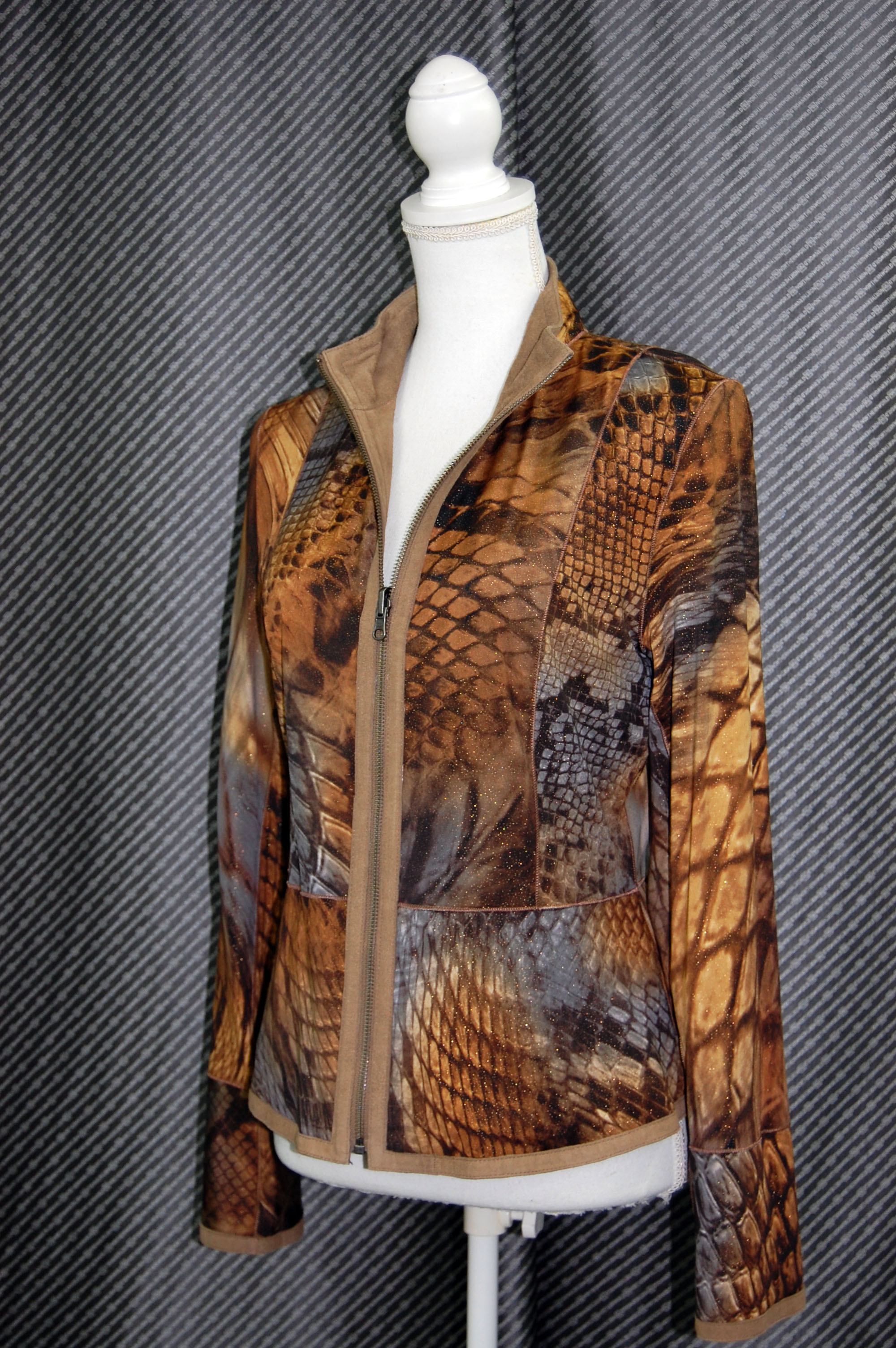 ラムレザースエード　リバーシブルジャケットの画像