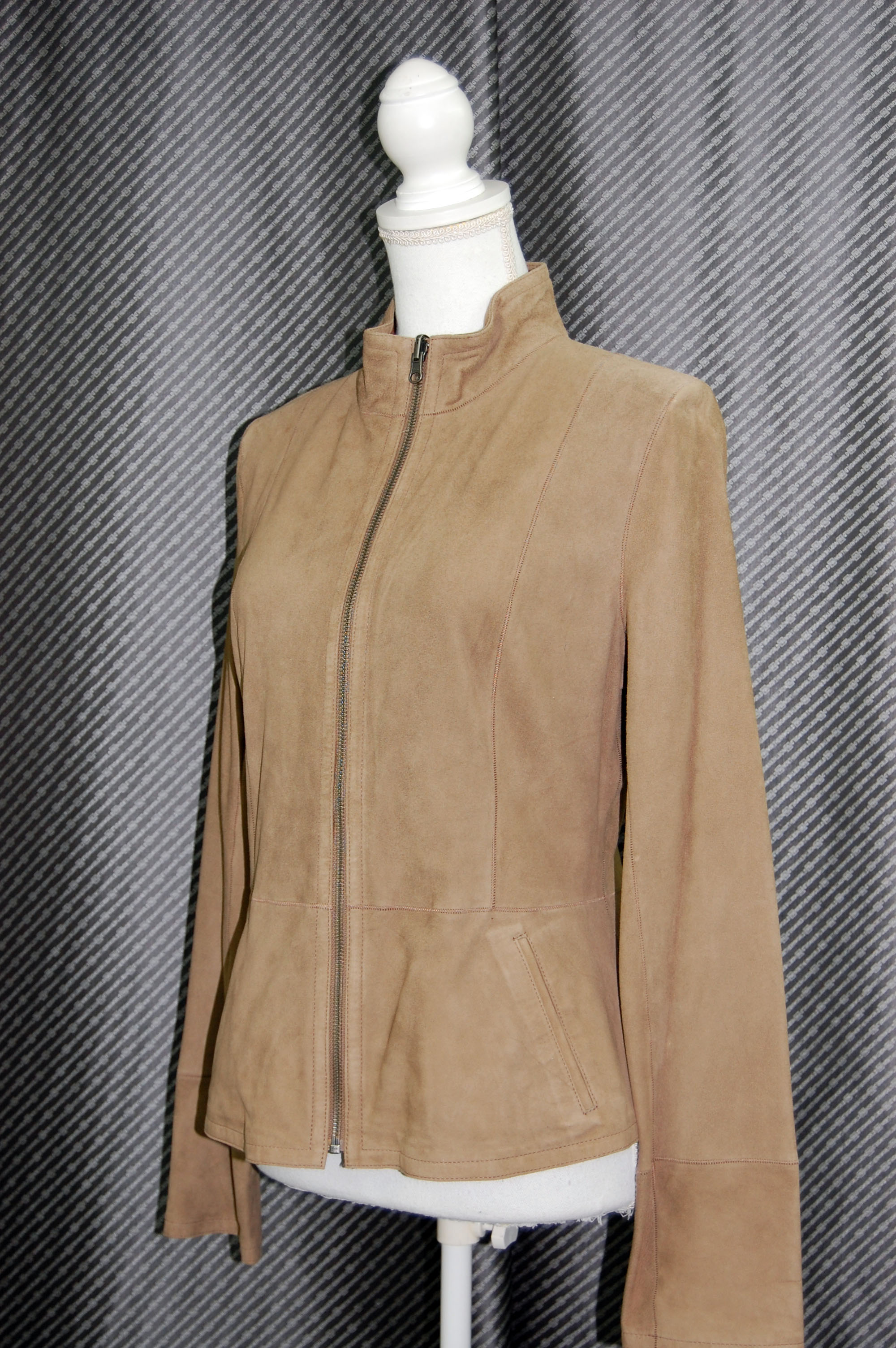 ラムレザースエード　リバーシブルジャケットの画像