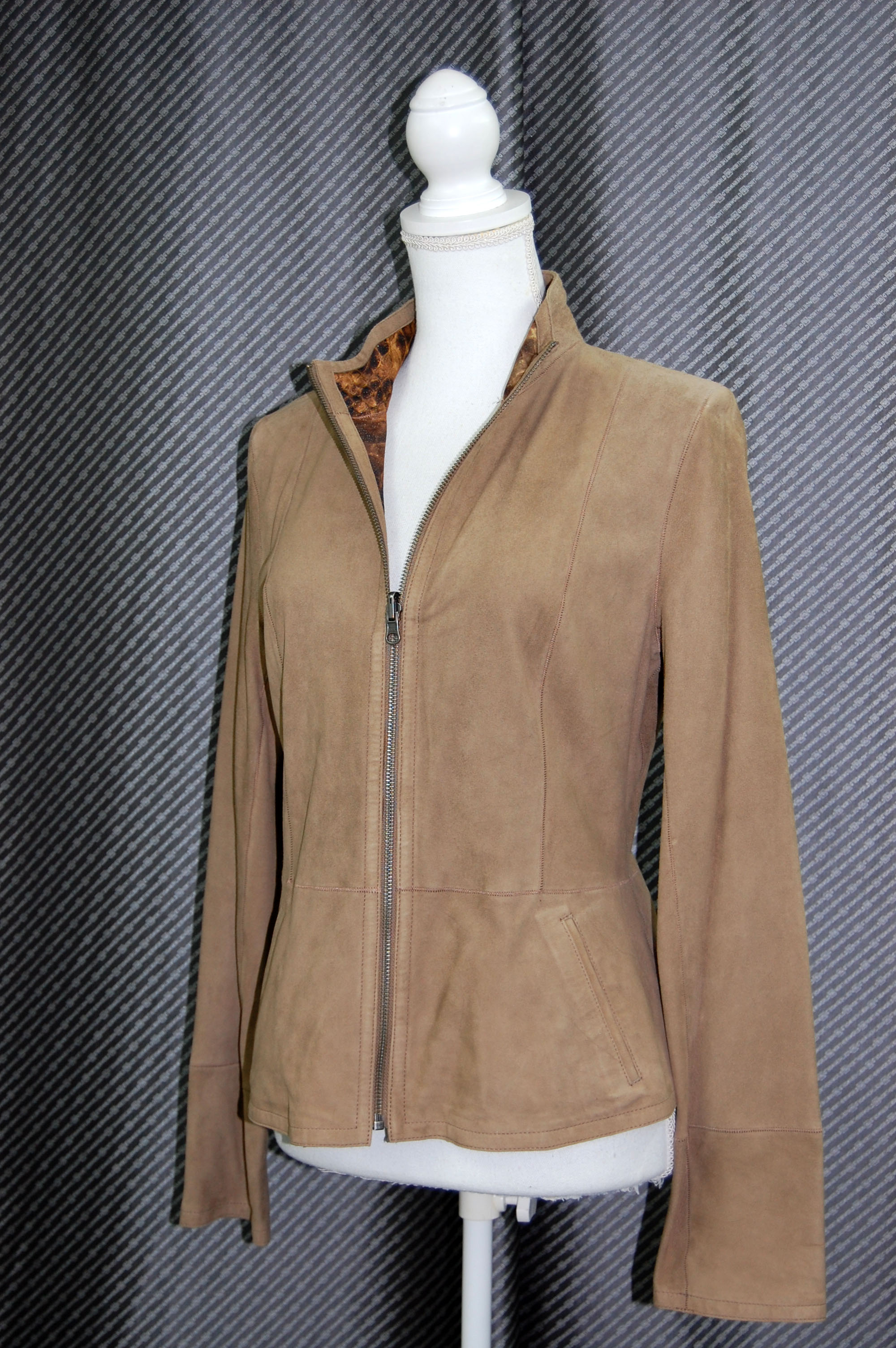 ラムレザースエード　リバーシブルジャケットの画像