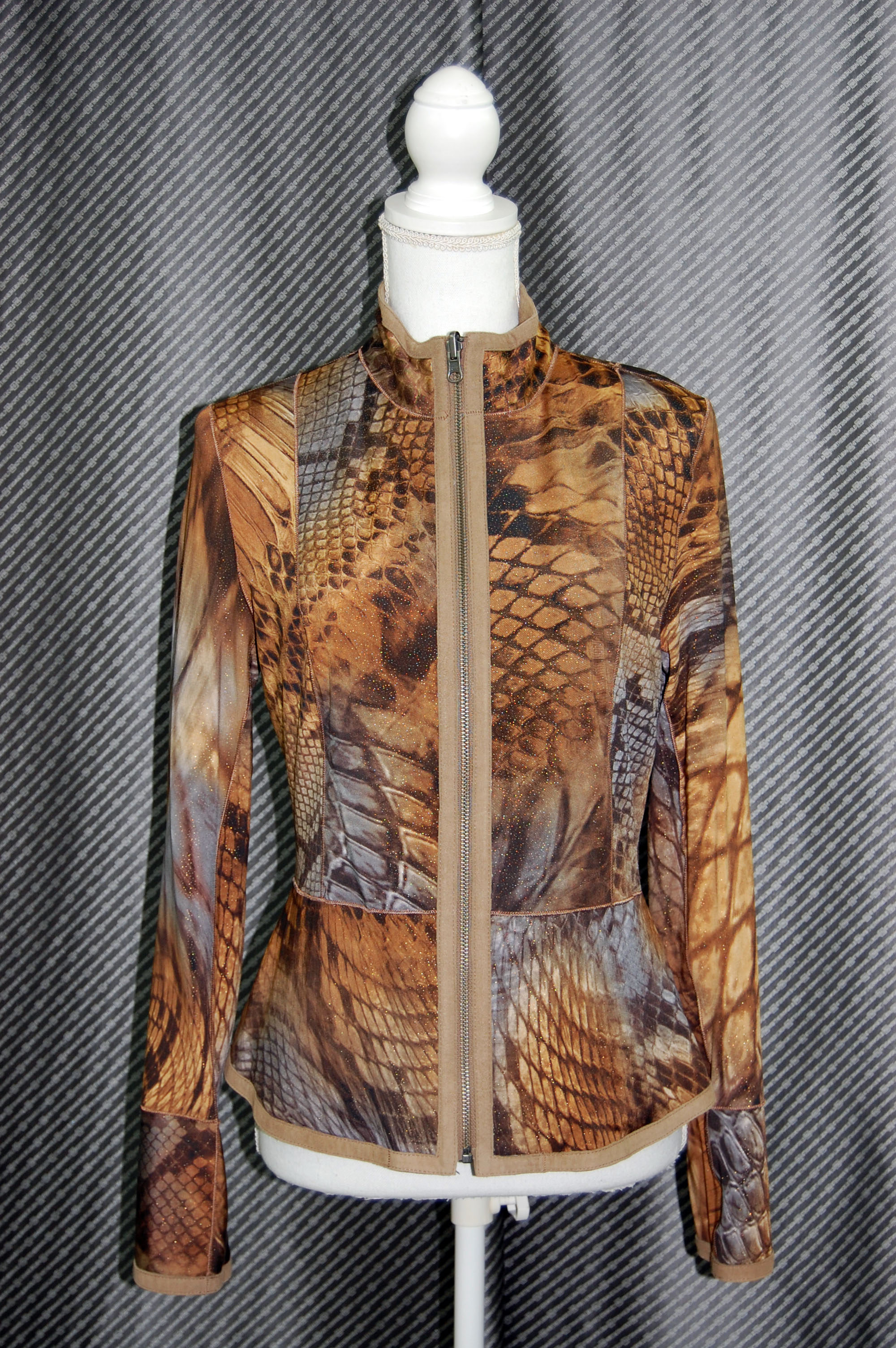 ラムレザースエード　リバーシブルジャケットの画像