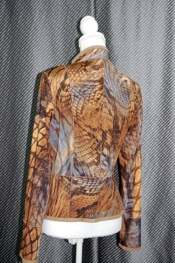 ラムレザースエード　リバーシブルジャケットの画像