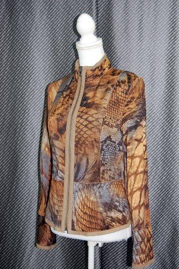 ラムレザースエード　リバーシブルジャケットの画像