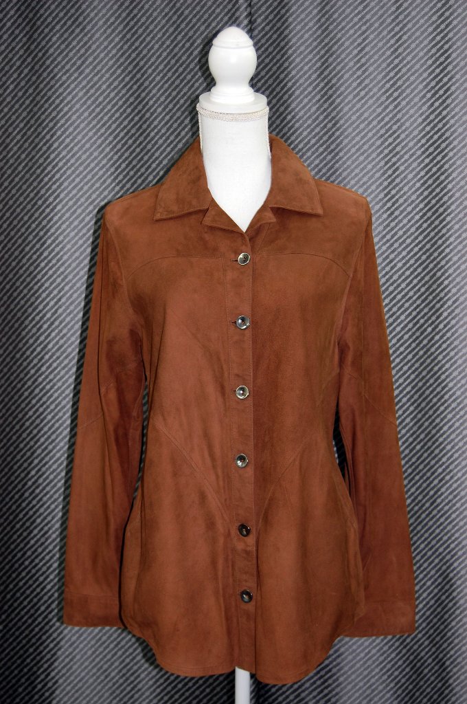 AKHESA　ラムレザー　ダブルフェイスジャケットの画像