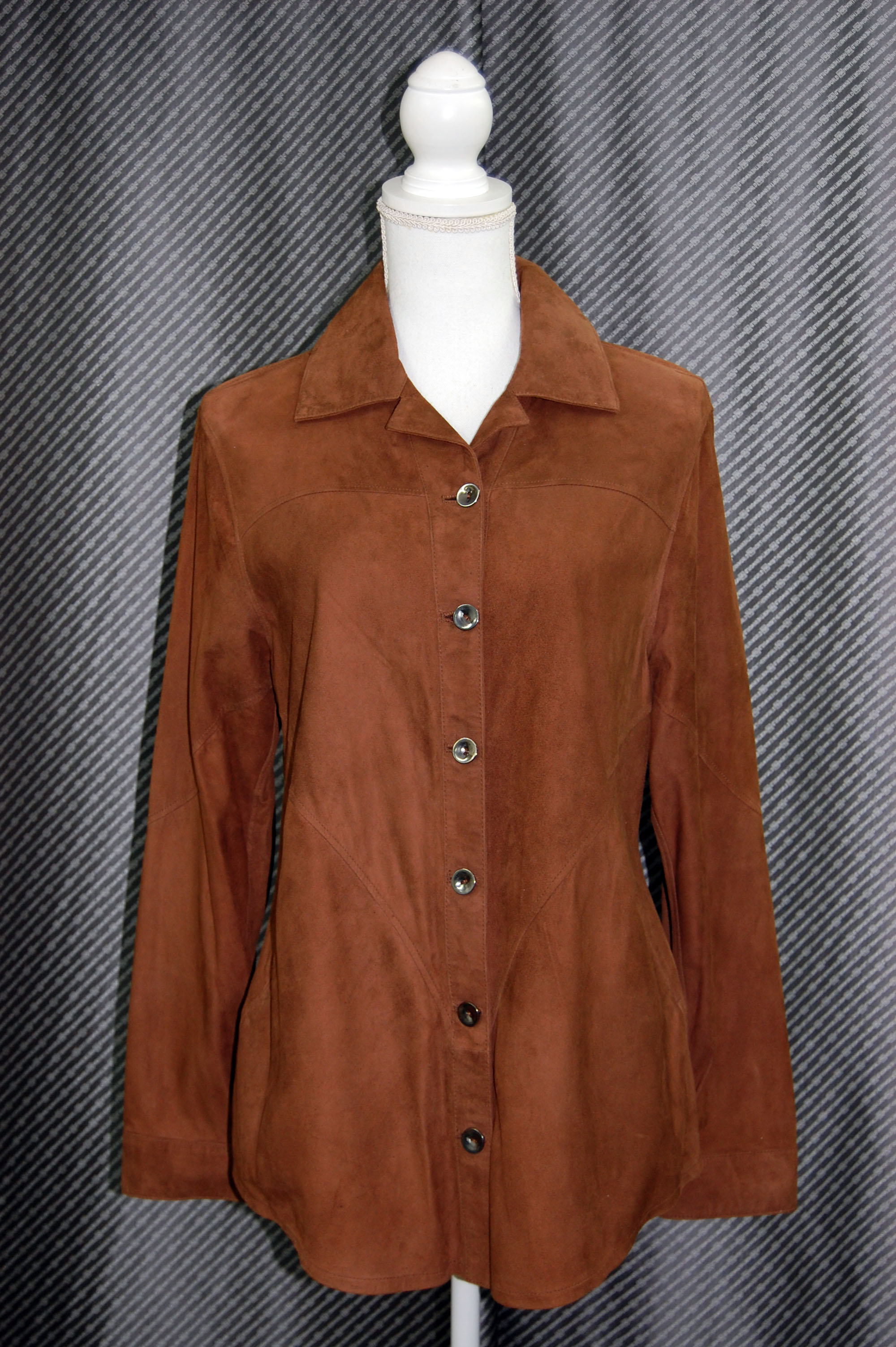 AKHESA　ラムレザー　ダブルフェイスジャケットの画像