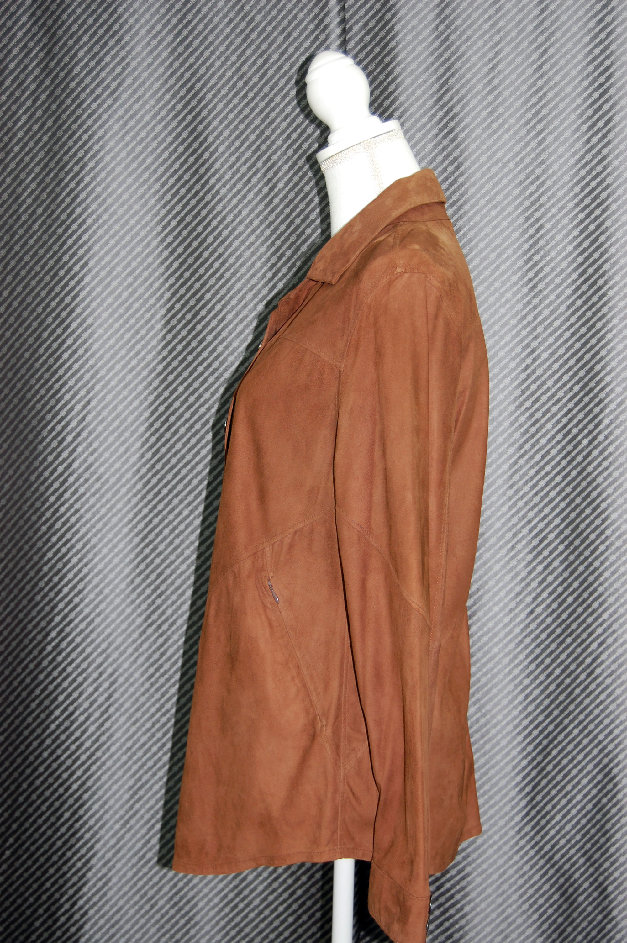 AKHESA　ラムレザー　ダブルフェイスジャケットの画像