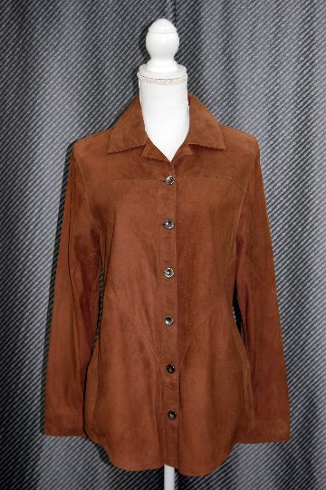 AKHESA　ラムレザー　ダブルフェイスジャケットの画像