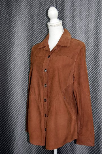 AKHESA　ラムレザー　ダブルフェイスジャケットの画像