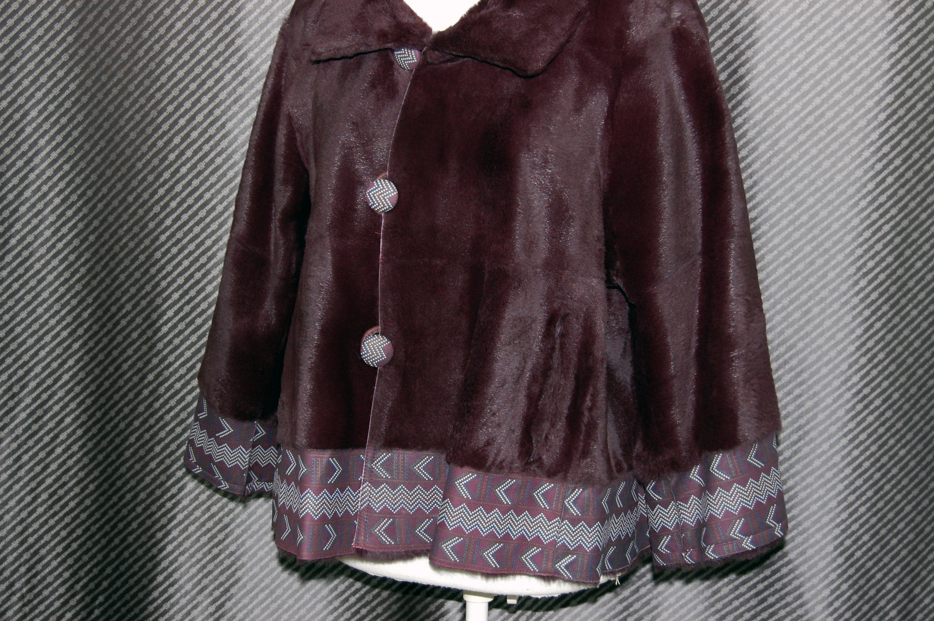 シェアードラビット　ダブルフェイスショートジャケットの画像