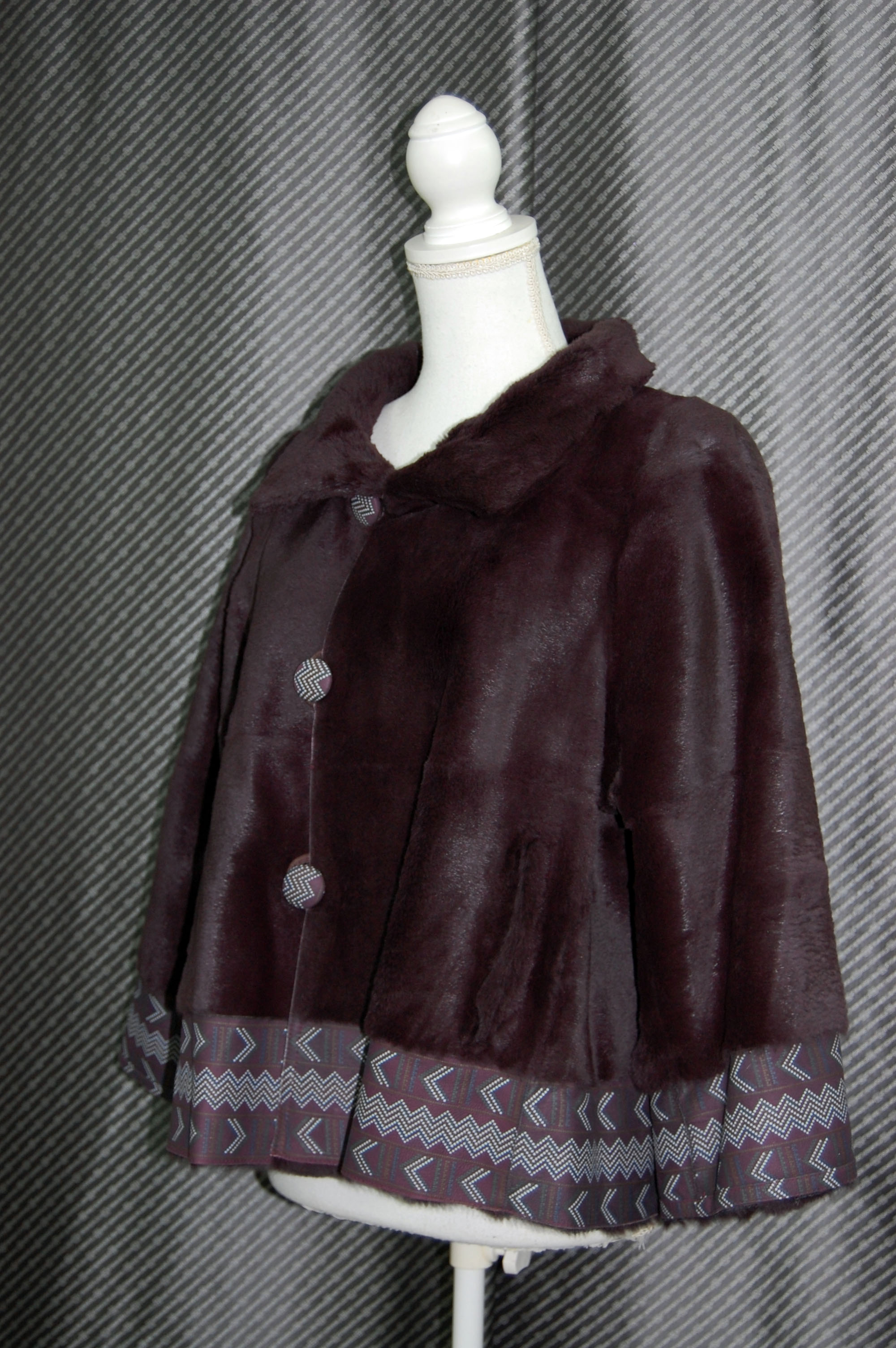 シェアードラビット　ダブルフェイスショートジャケットの画像