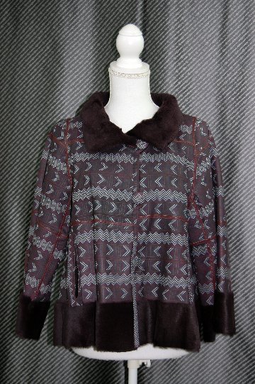 シェアードラビット　ダブルフェイスショートジャケットの画像