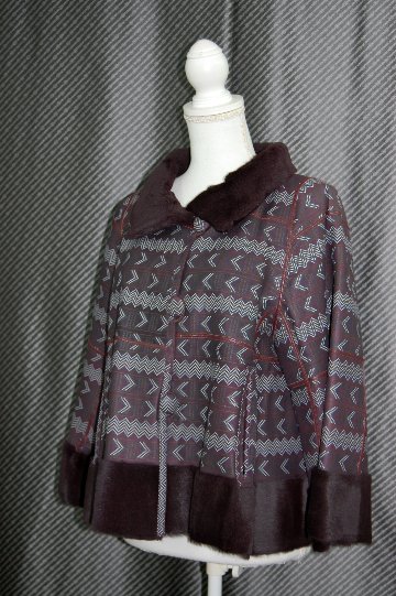 シェアードラビット　ダブルフェイスショートジャケットの画像