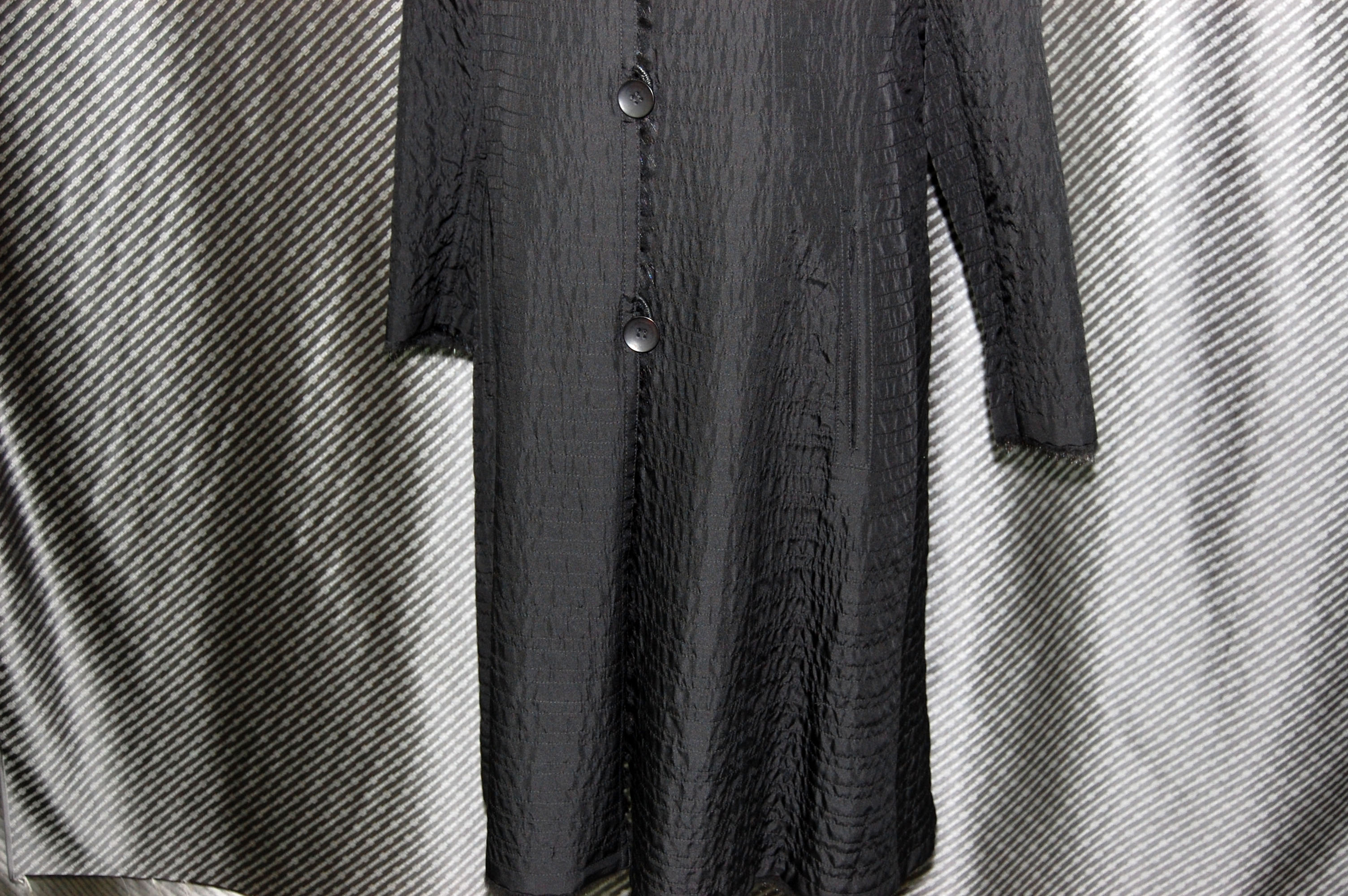 ミンク＆レッキスレイヤー　シルクリバーシブルコート　Foxフードトリムの画像