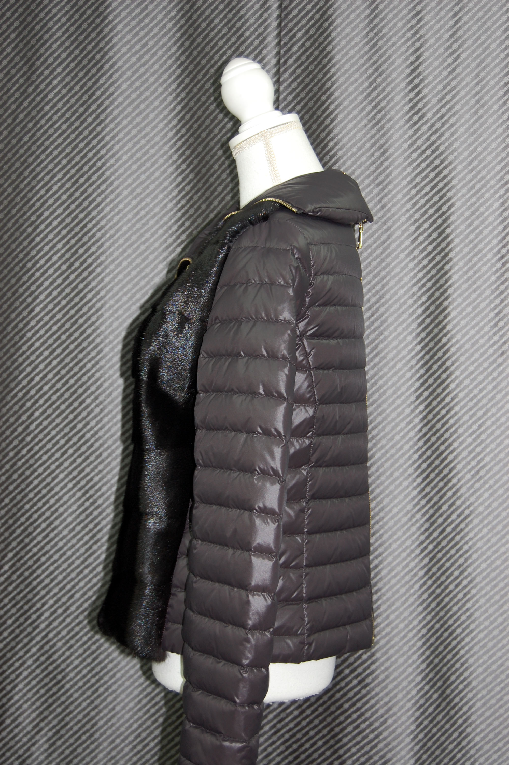 ミンク＆ダウン　デザインジャケットの画像