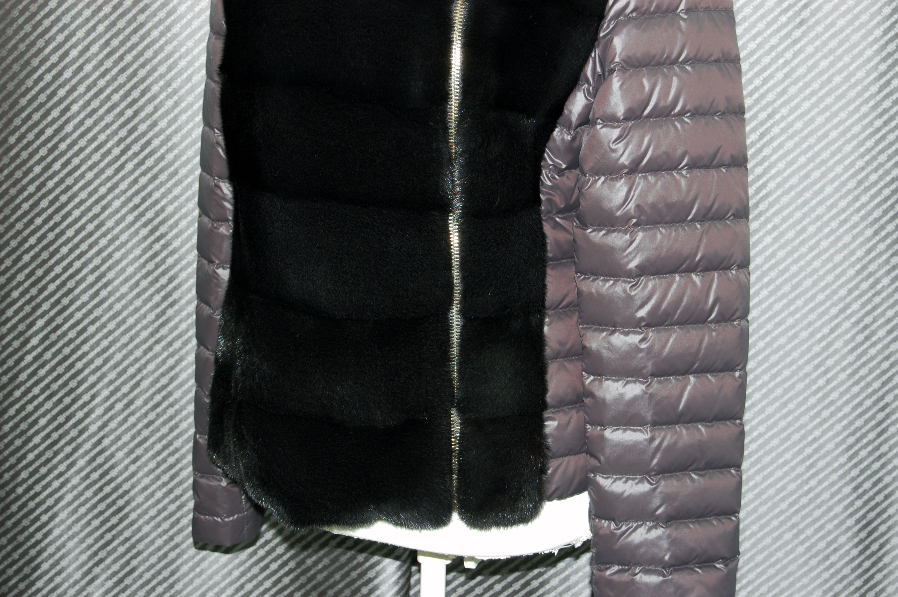 ミンク＆ダウン　デザインジャケットの画像