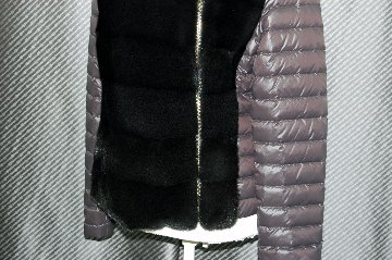 ミンク＆ダウン　デザインジャケットの画像