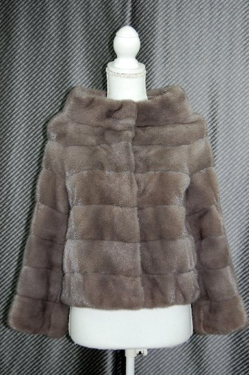 『訳あり』ミンク　ショートジャケットの画像
