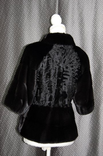 ミンク＆カラクールラム　デザインジャケットの画像