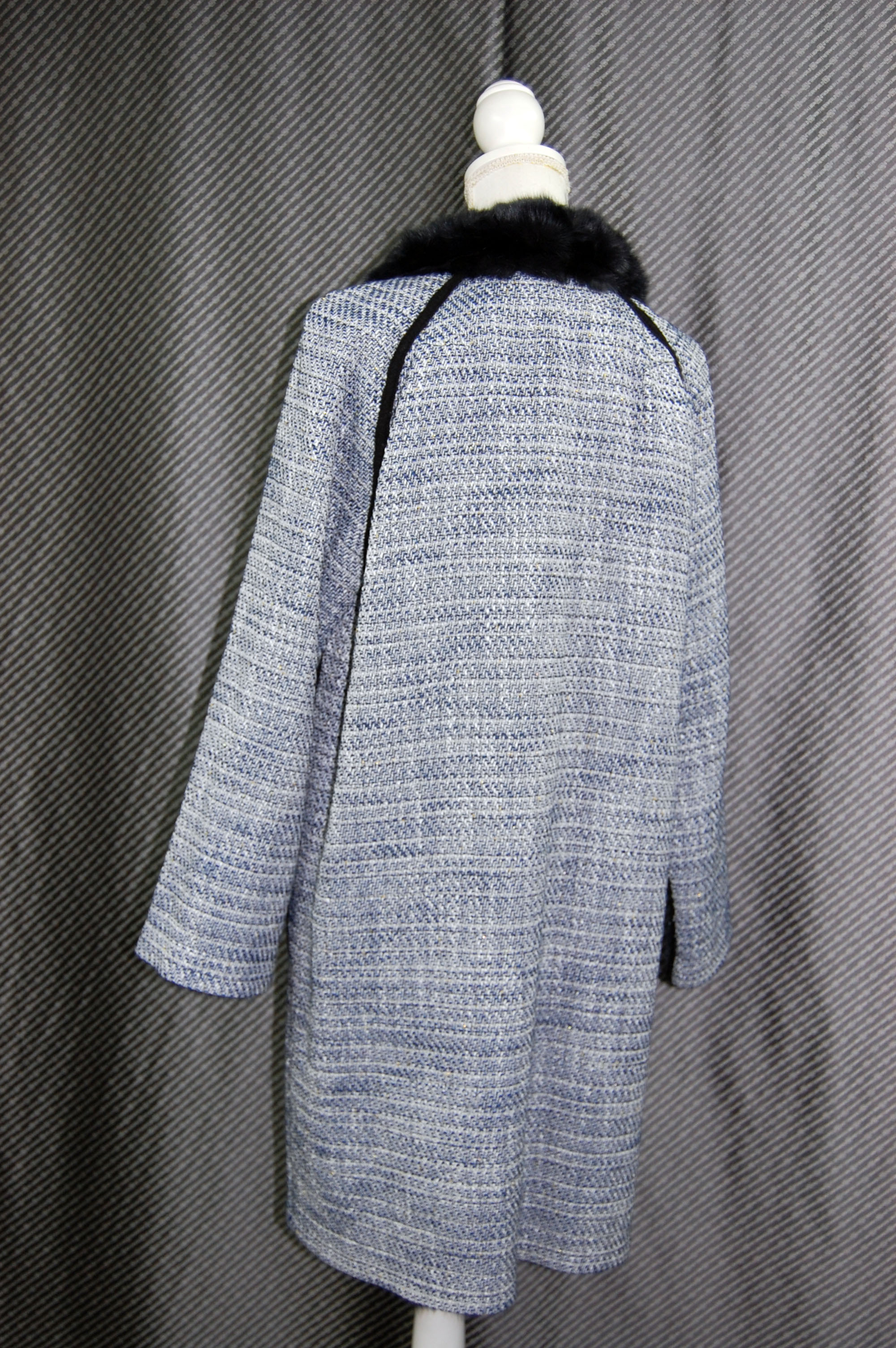 シェアードレッキス＆リス　ツイードリバーシブルコートの画像