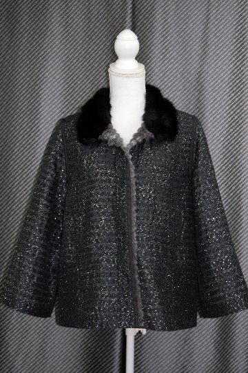 シェアードラビット＆ポリ　リバーシブルジャケット　リスカラーの画像