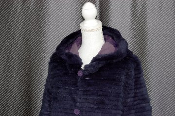 ポリ＆ラビット　リバーシブルコート　デタッチャブルフードの画像