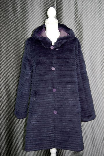 ポリ＆ラビット　リバーシブルコート　デタッチャブルフードの画像