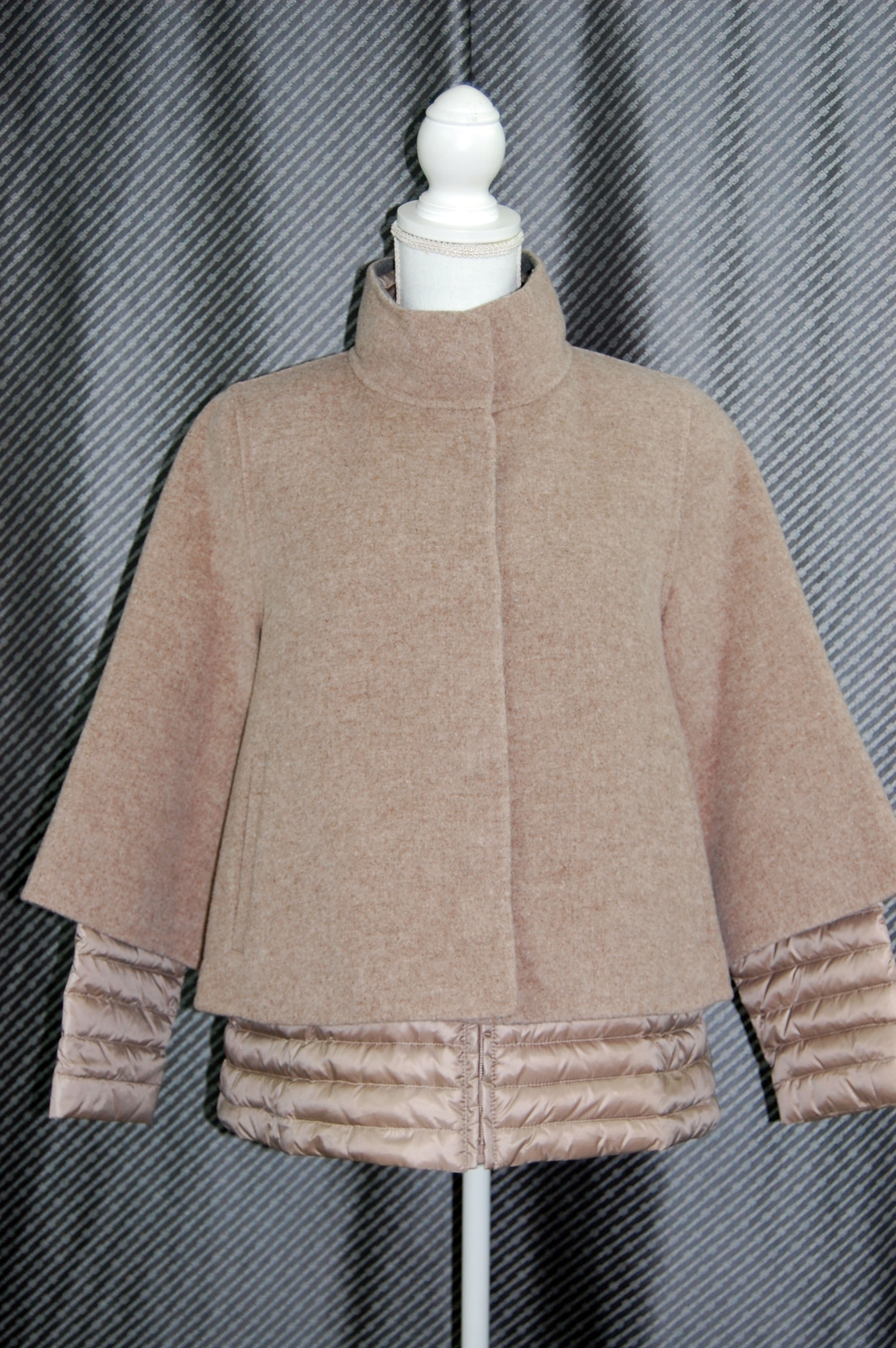 インナーダウンジャケット付　ウールダブルフェイスジャケットの画像