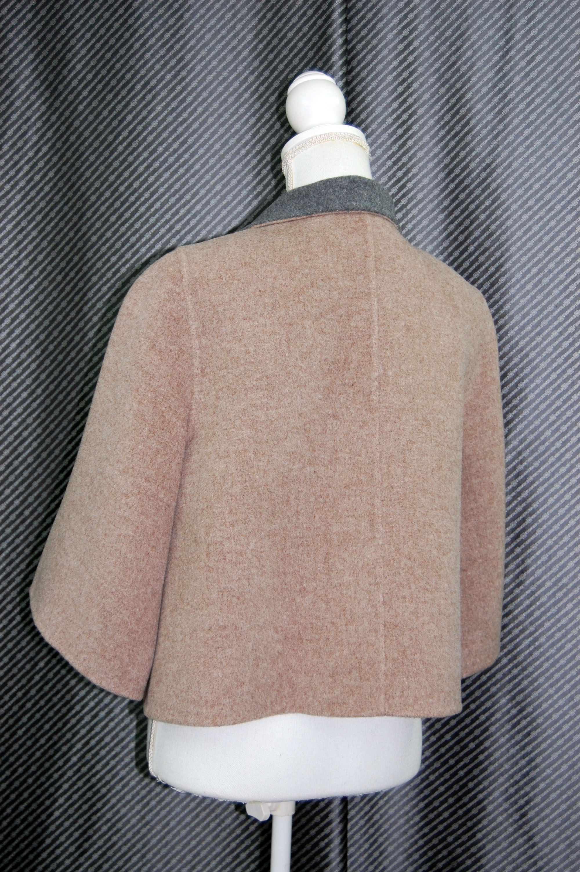 インナーダウンジャケット付　ウールダブルフェイスジャケットの画像