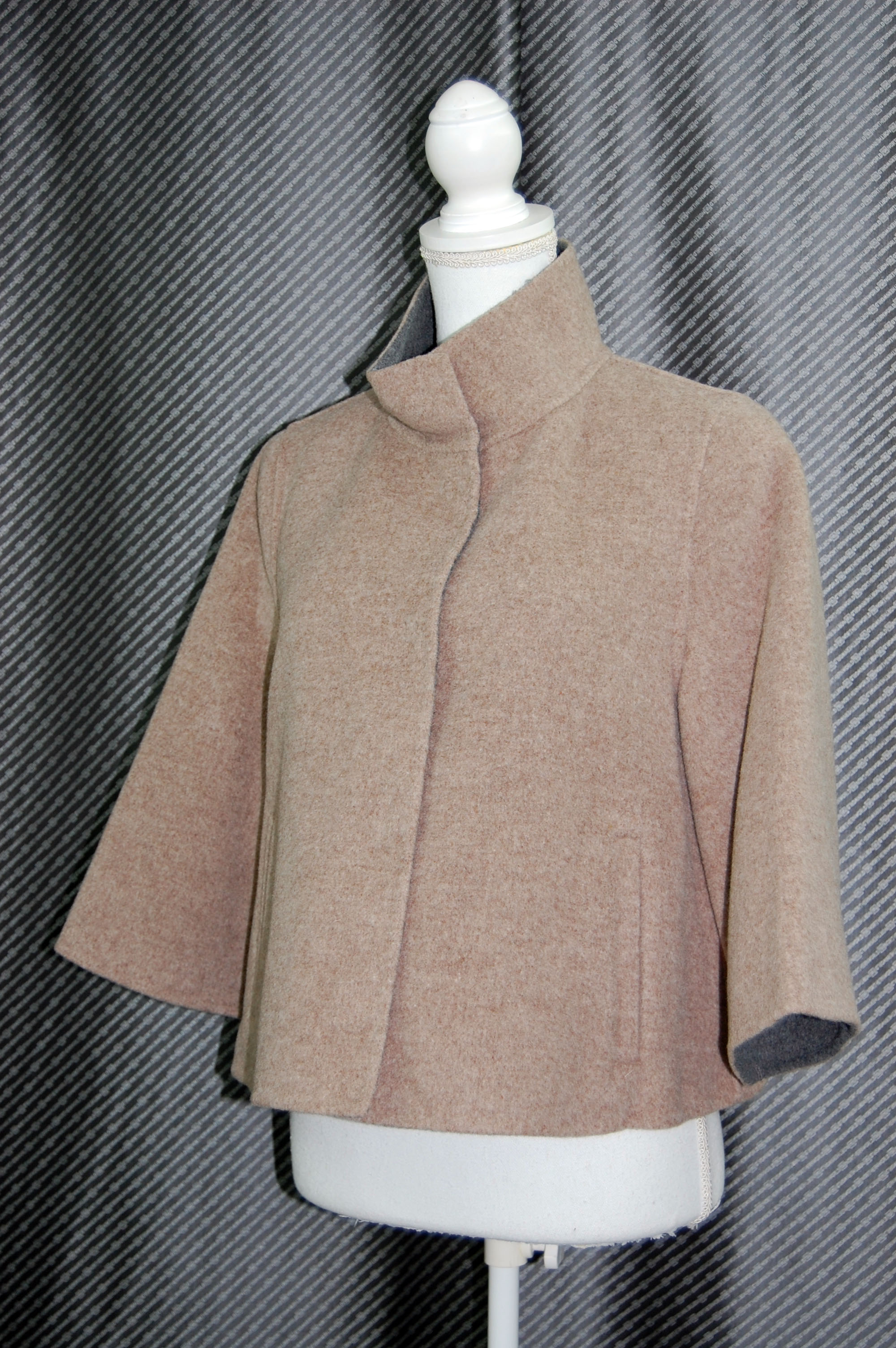 インナーダウンジャケット付　ウールダブルフェイスジャケットの画像