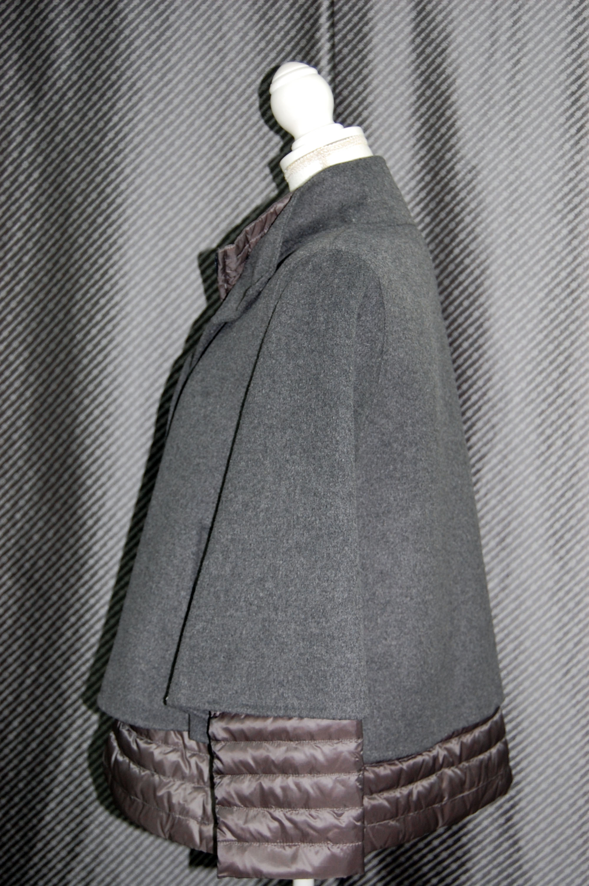 インナーダウンジャケット付　ウールダブルフェイスジャケットの画像