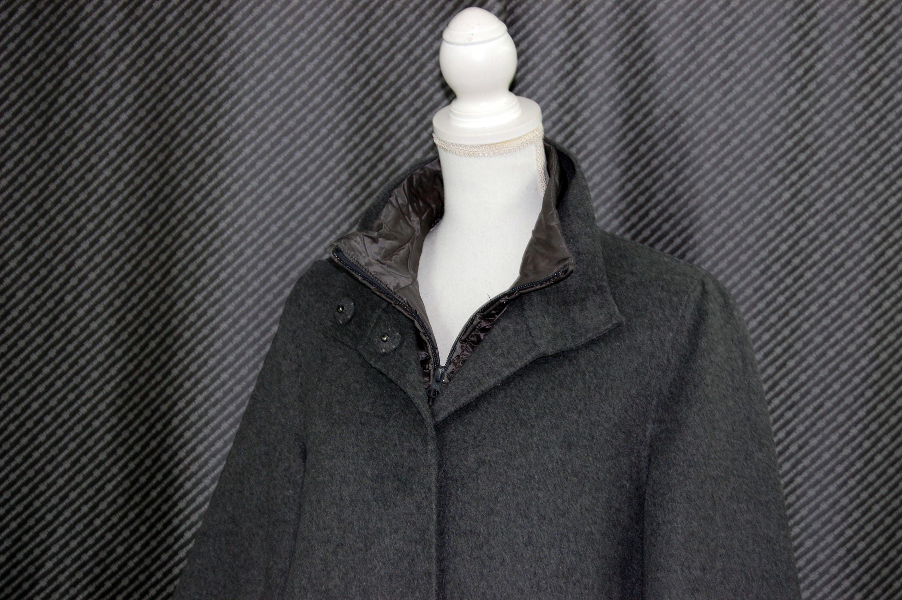 インナーダウンジャケット付　ウールダブルフェイスジャケットの画像