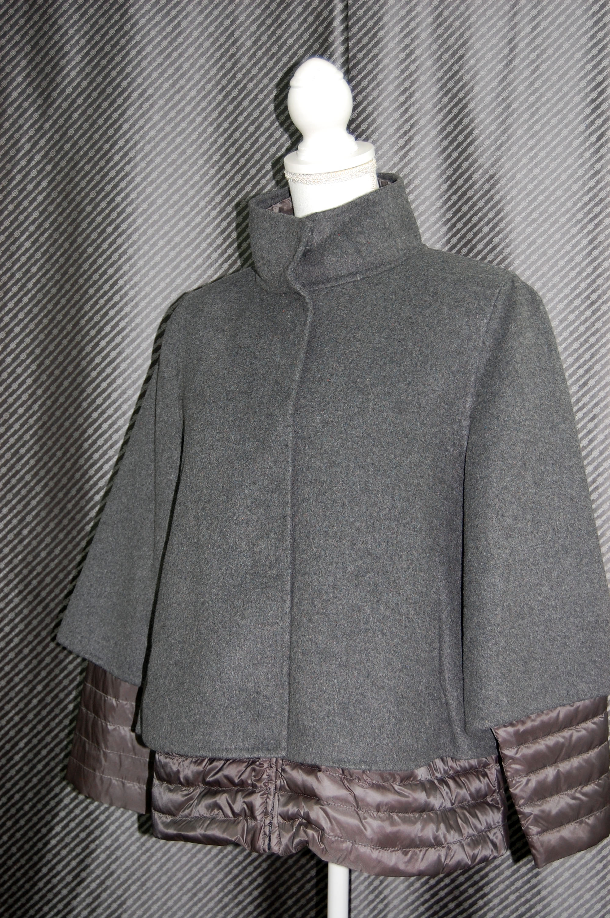 インナーダウンジャケット付　ウールダブルフェイスジャケットの画像