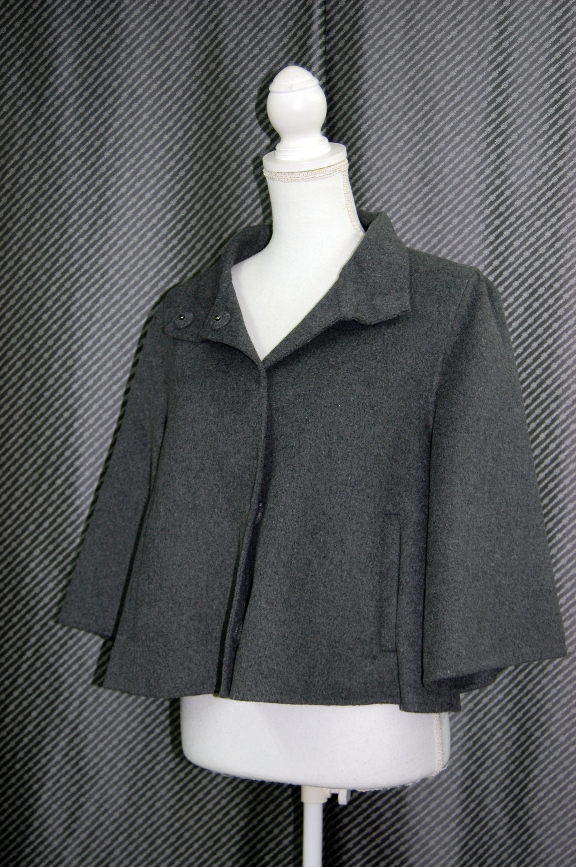 インナーダウンジャケット付　ウールダブルフェイスジャケットの画像