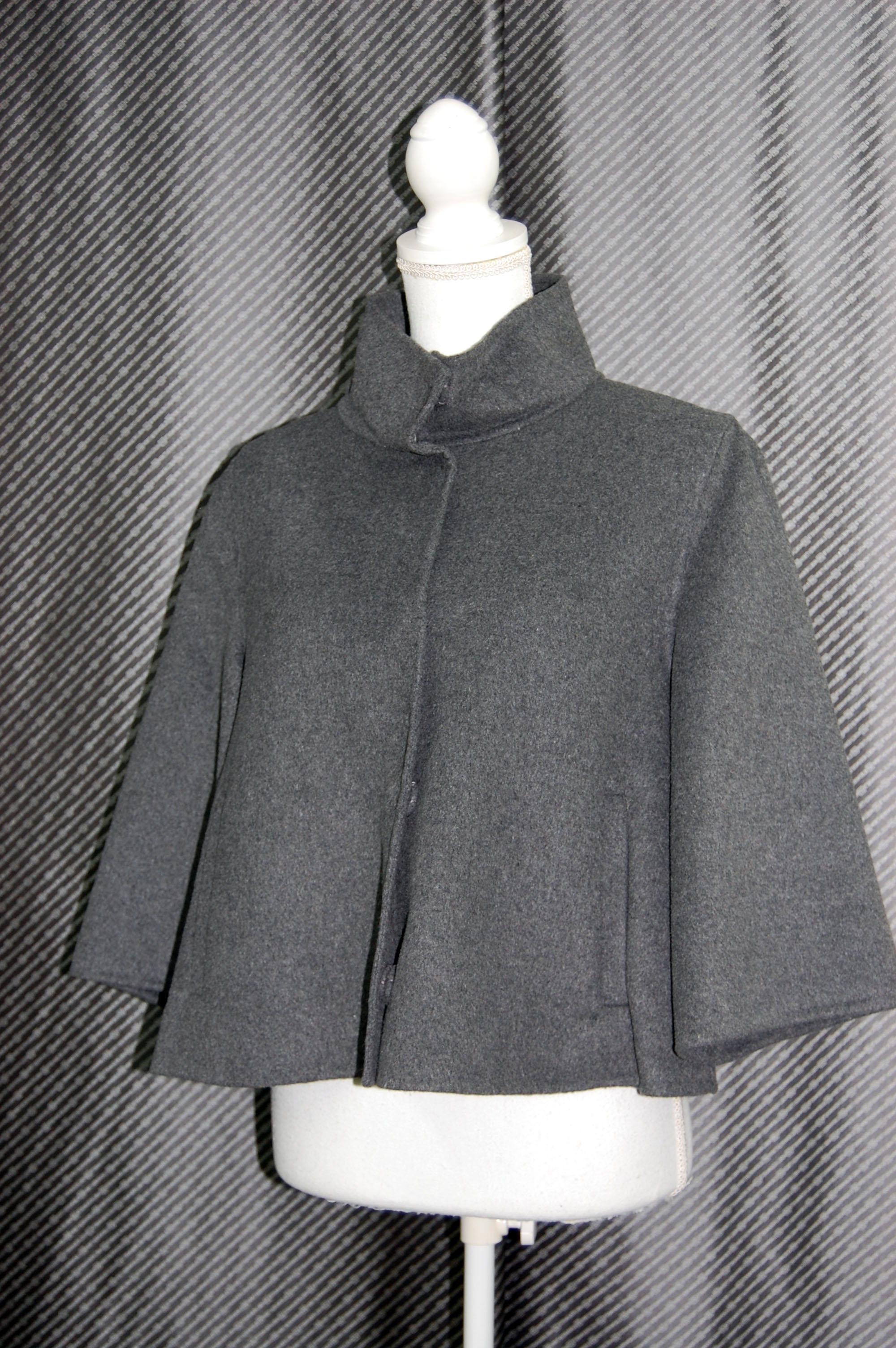 インナーダウンジャケット付　ウールダブルフェイスジャケットの画像