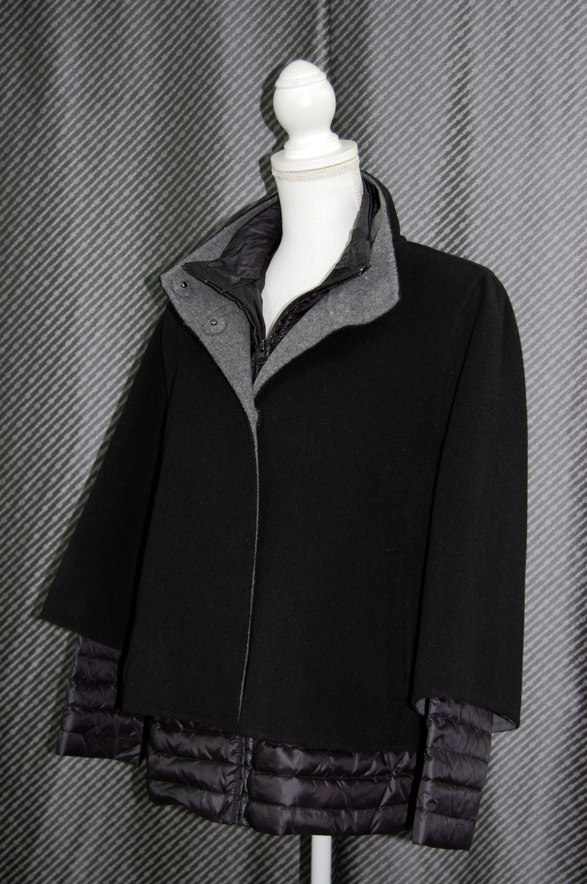 インナーダウンジャケット付　ウールダブルフェイスジャケットの画像