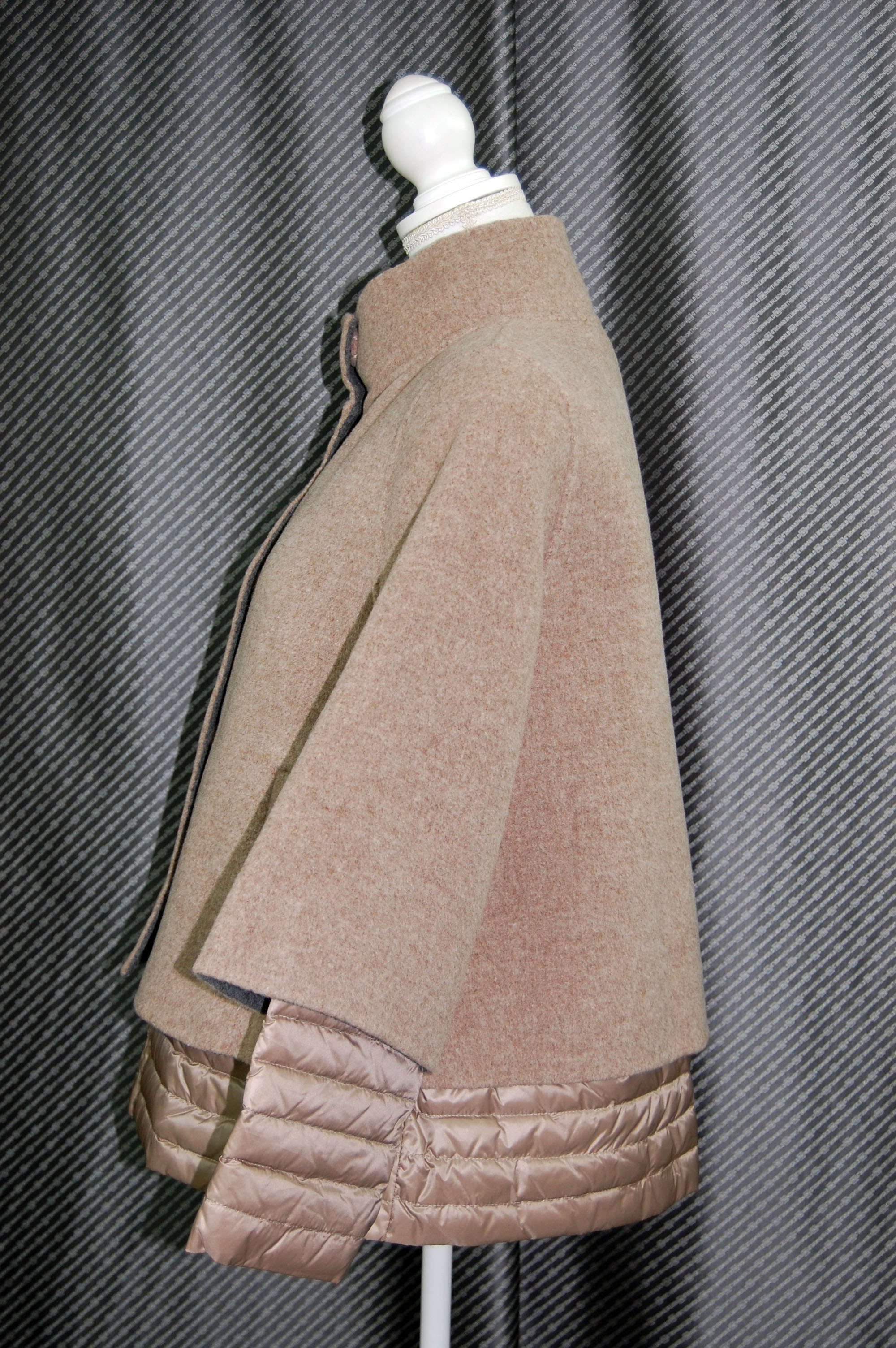 インナーダウンジャケット付　ウールダブルフェイスジャケットの画像