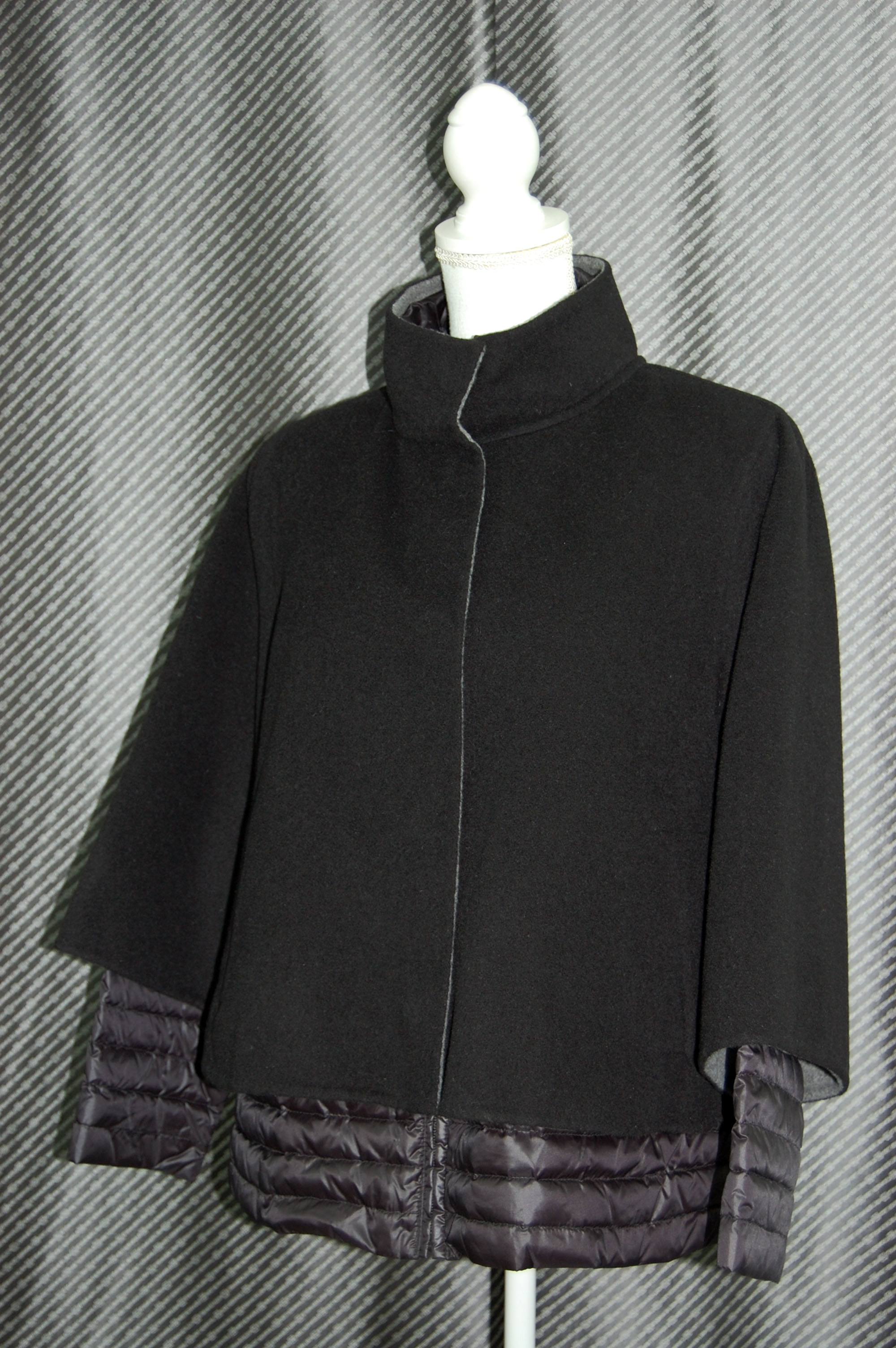 インナーダウンジャケット付　ウールダブルフェイスジャケットの画像