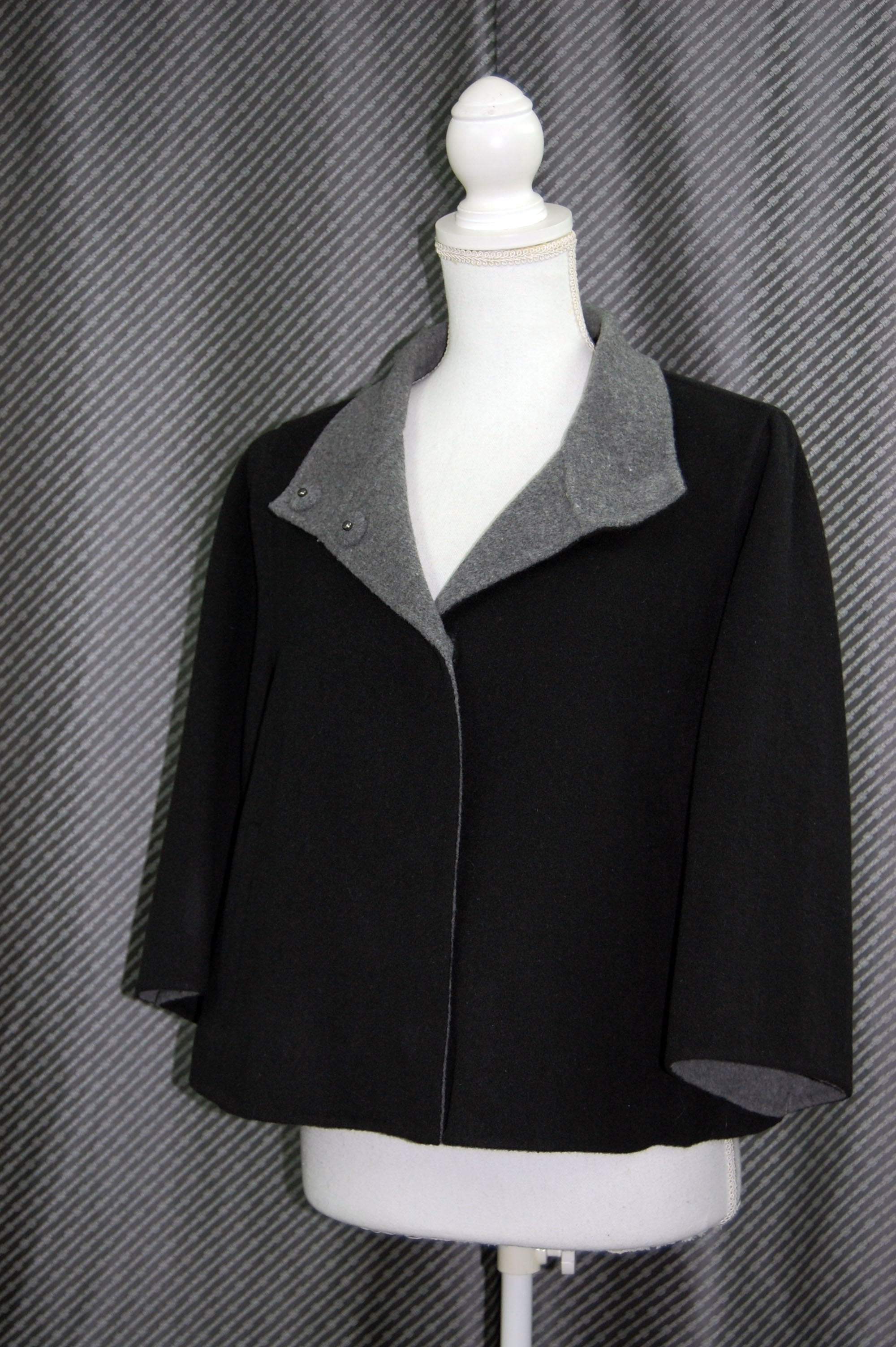 インナーダウンジャケット付　ウールダブルフェイスジャケットの画像