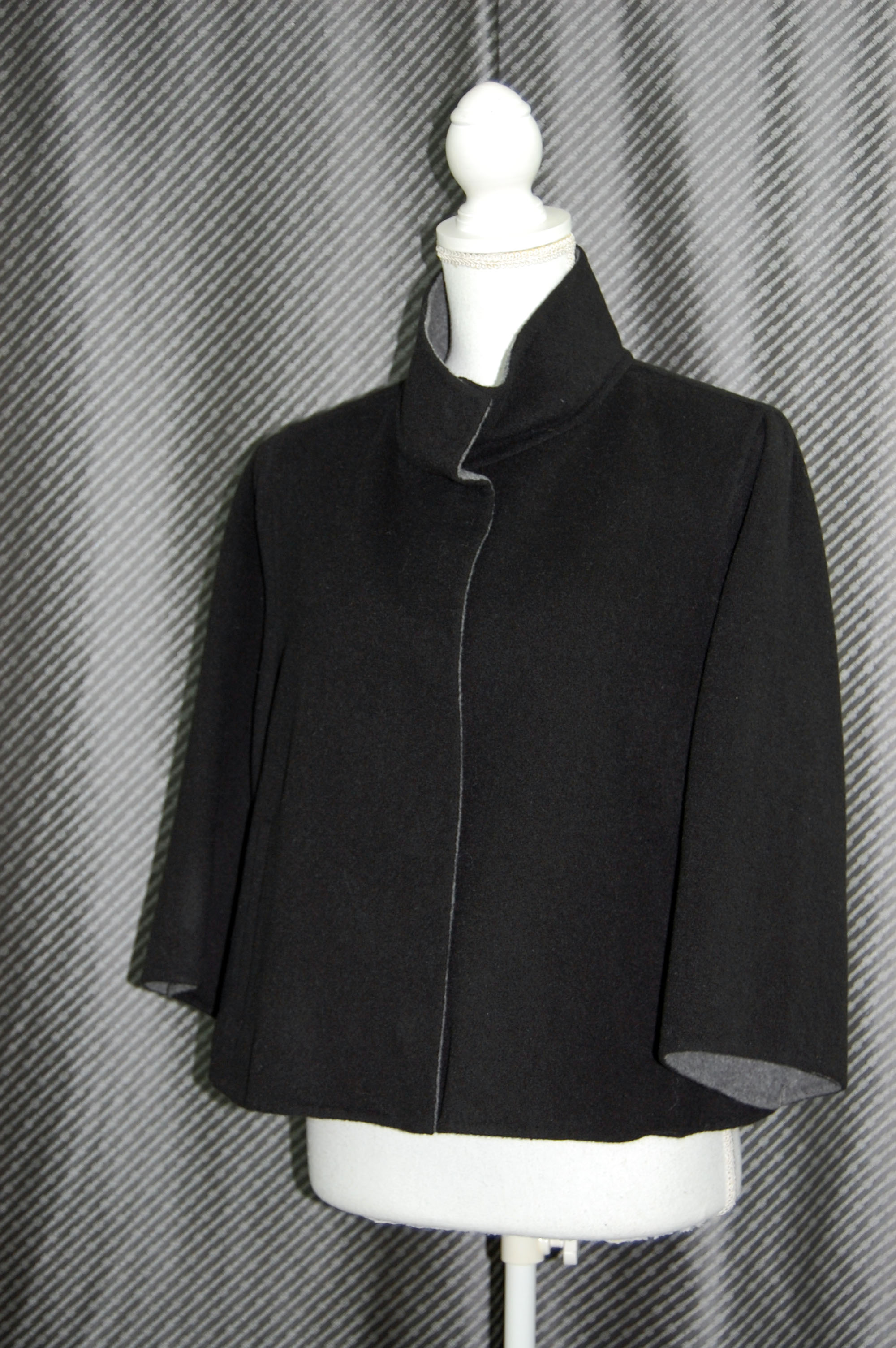 インナーダウンジャケット付　ウールダブルフェイスジャケットの画像