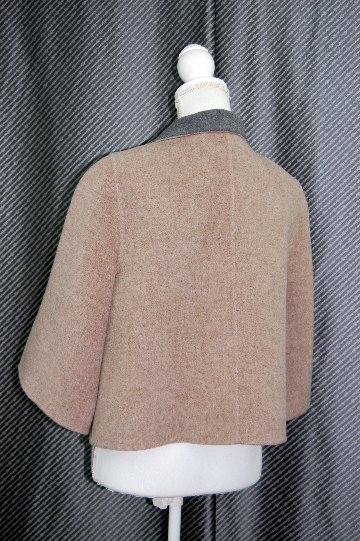 インナーダウンジャケット付　ウールダブルフェイスジャケットの画像