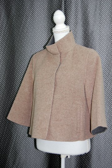 インナーダウンジャケット付　ウールダブルフェイスジャケットの画像