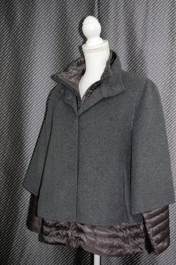 インナーダウンジャケット付　ウールダブルフェイスジャケットの画像