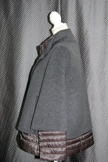 インナーダウンジャケット付　ウールダブルフェイスジャケットの画像