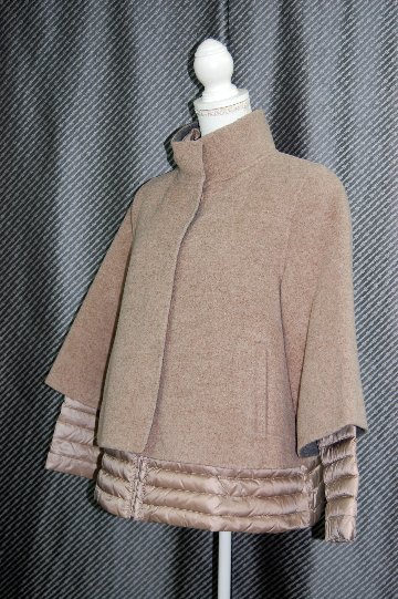 インナーダウンジャケット付　ウールダブルフェイスジャケットの画像