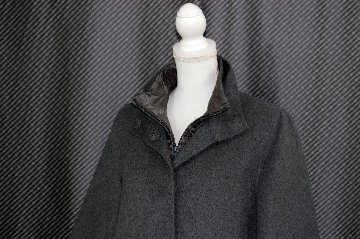 インナーダウンジャケット付　ウールダブルフェイスジャケットの画像