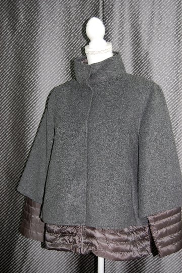 インナーダウンジャケット付　ウールダブルフェイスジャケットの画像