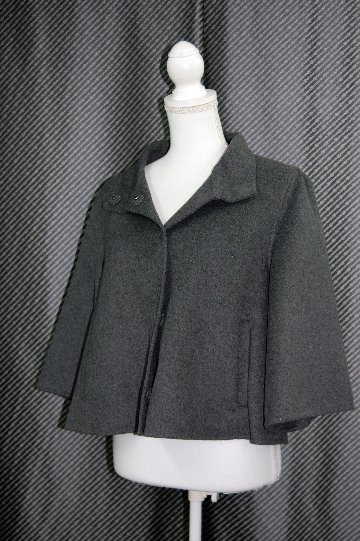 インナーダウンジャケット付　ウールダブルフェイスジャケットの画像