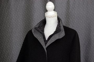 インナーダウンジャケット付　ウールダブルフェイスジャケットの画像