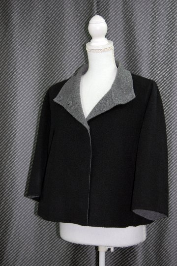 インナーダウンジャケット付　ウールダブルフェイスジャケットの画像