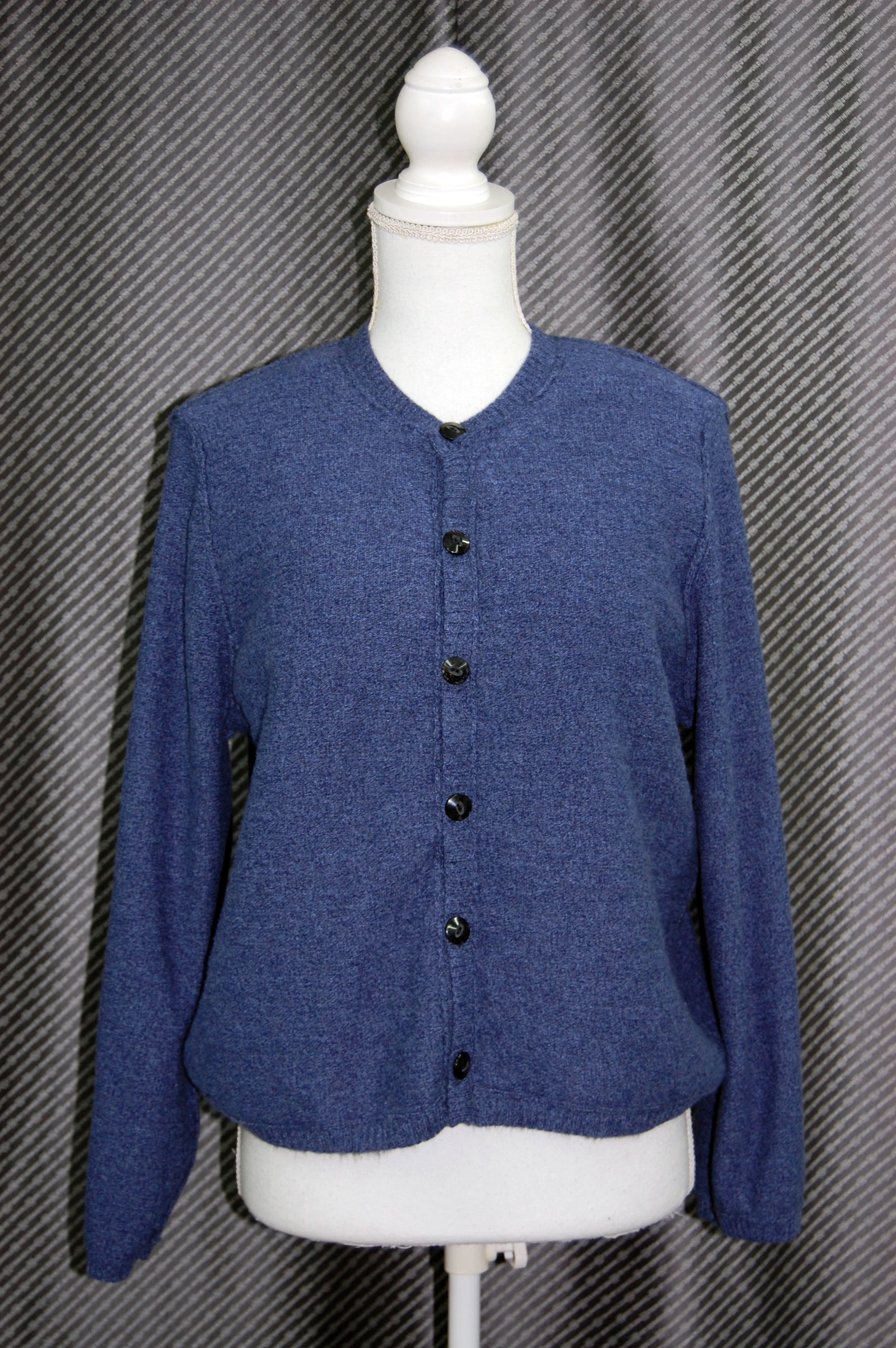 カシミヤニット＆ミンク　リバーシブルカーディガンの画像