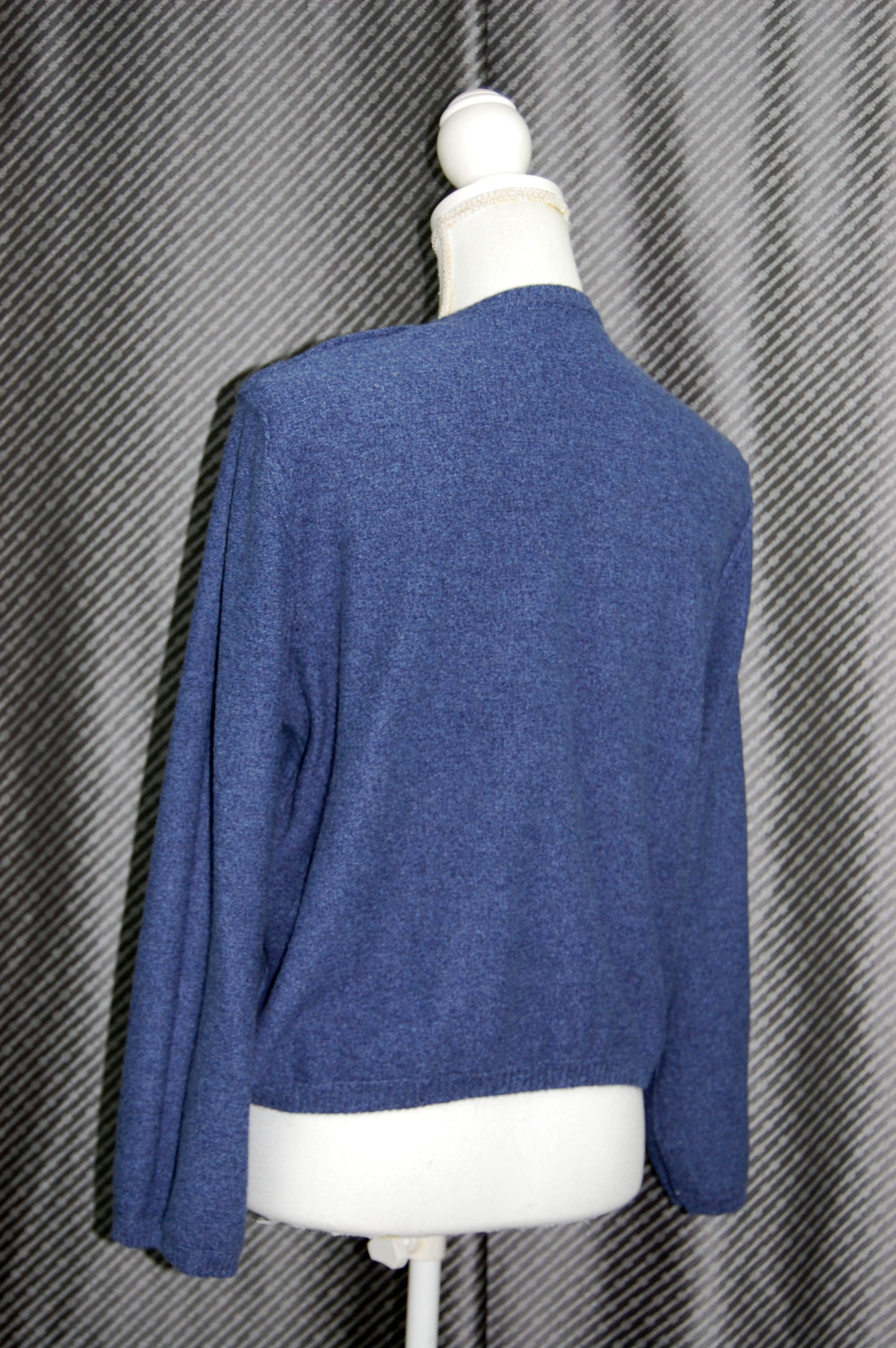 カシミヤニット＆ミンク　リバーシブルカーディガンの画像